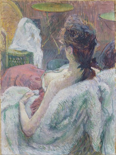 The Model Resting by Henri de Toulouse Lautrec